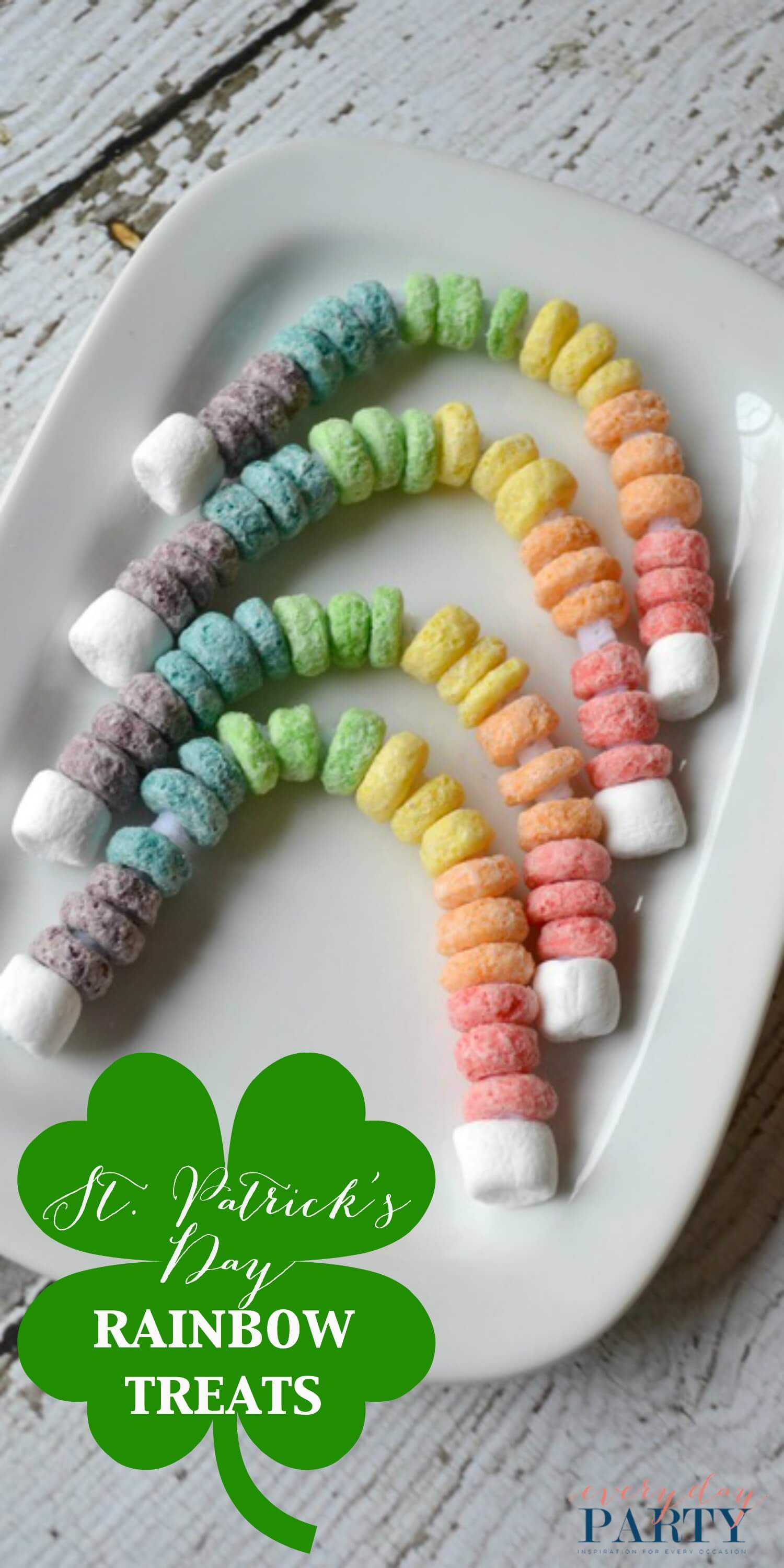 St. Patrick's Day Rainbow Treats - Everyday Party Magazine