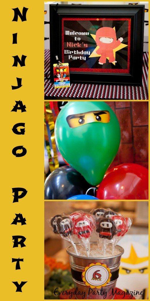 Everyday Party Magazine Ninjago Party Collage The Party Designers, Inc