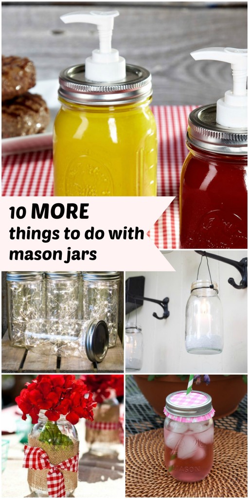Mason jar collage