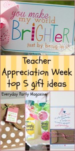 Everyday Party Magazine Top 5 Teacher Appreciation Gift Ideas