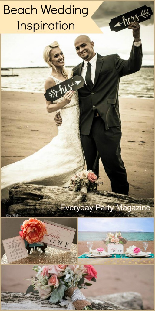 Everyday Party Magazine Beach Wedding inspiration by The Party Designers