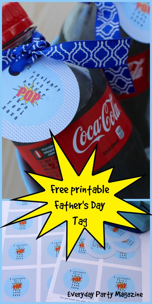 Everyday Party Magazine Free Fathers Day Printable Tag
