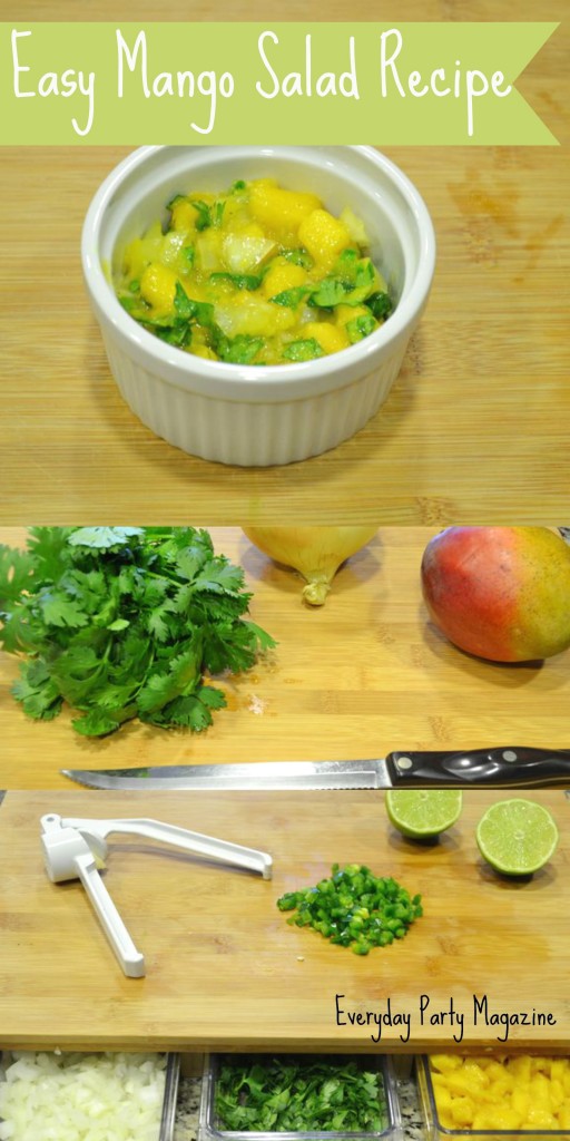Easy mango Salad Recipe Everyday Party Magazine