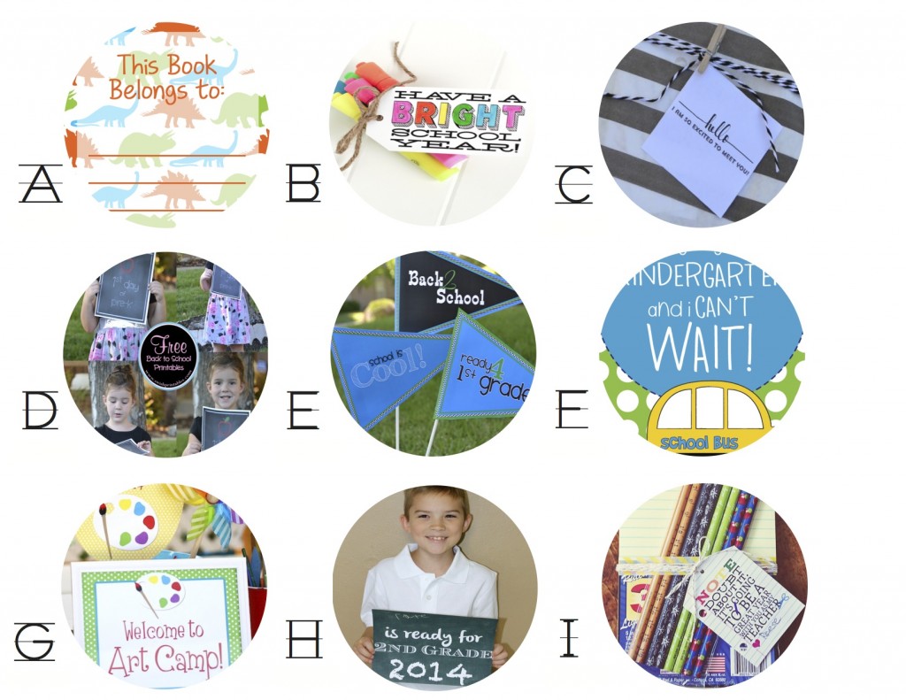 Everyday Party Magazine Top 9 Free Back to School Printables