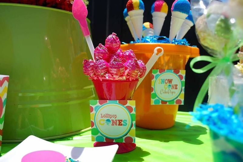 Everyday Party Magazine Summer Snow Cone Party by Just a Little Sparkle