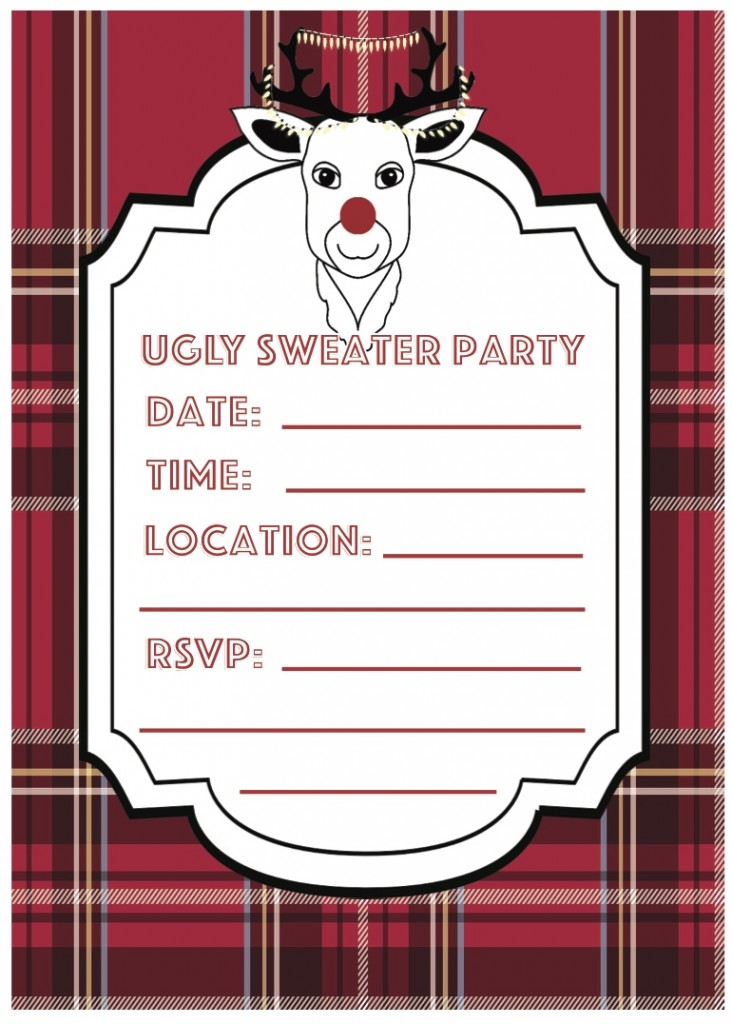 Everyday Party Magazine Ugly Sweater Party Printables