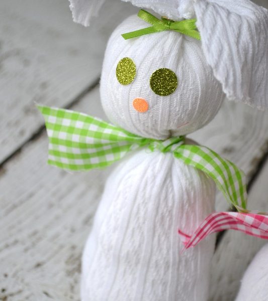 Sock Bunny DIY by Sweet Threads Clothing Co on Everyday Party Magazine