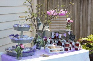 Lavender Butterfly Baby Shower by 4 Kids Cakes on Everyday Party Magazine