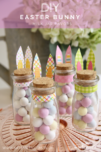 DIY Easter Bunny treat jars by Kate Aspen on Everyday Party Magazine