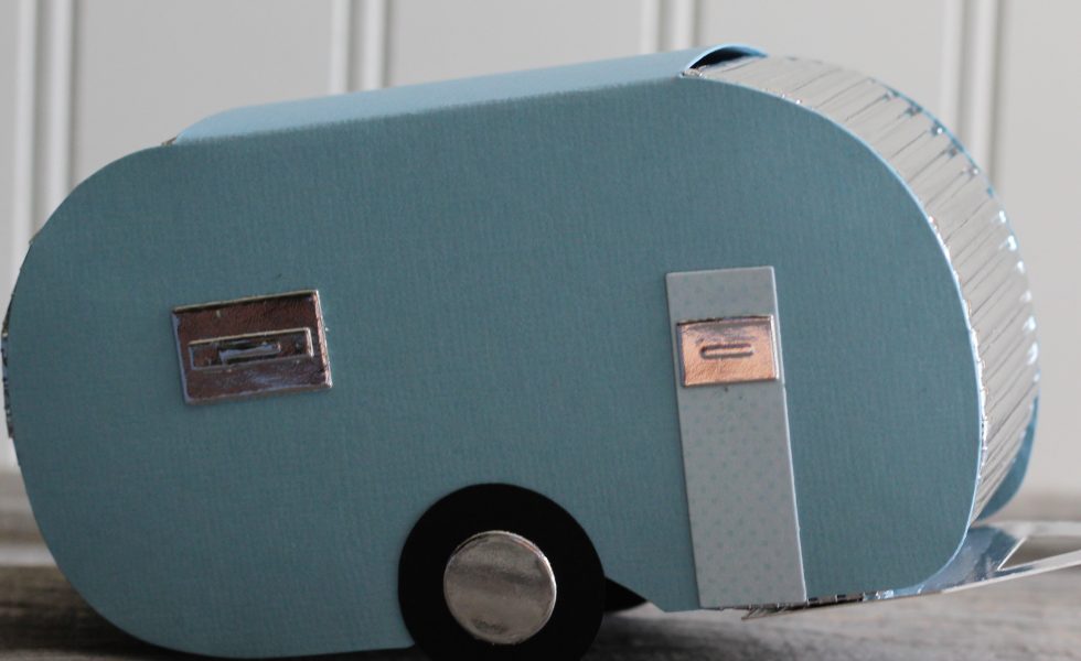 Travel Trailer Favor Box for Sizzix on Everyday Party Magazine