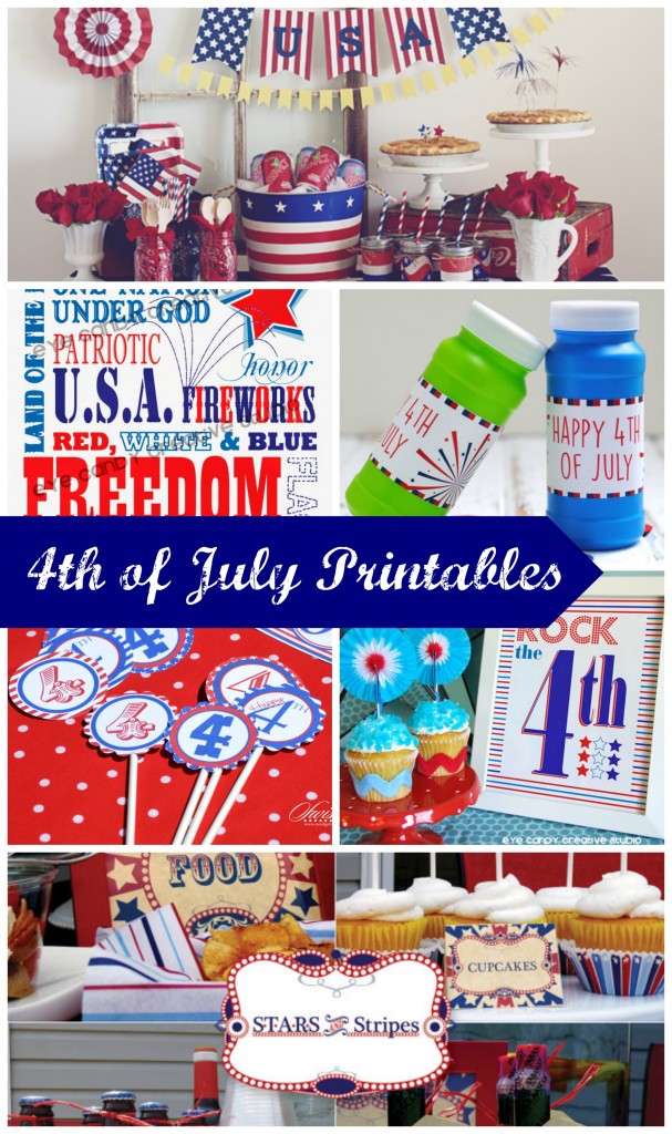 Everyday Party Magazine 4th of July Printable Roundup Collage