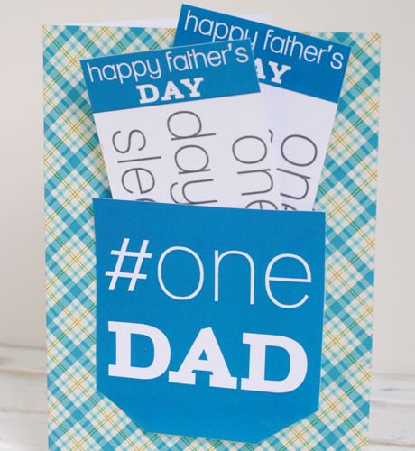 Father's Day Printable Card and Coupons by Katarina's Paperie on Everyday Party Magazine