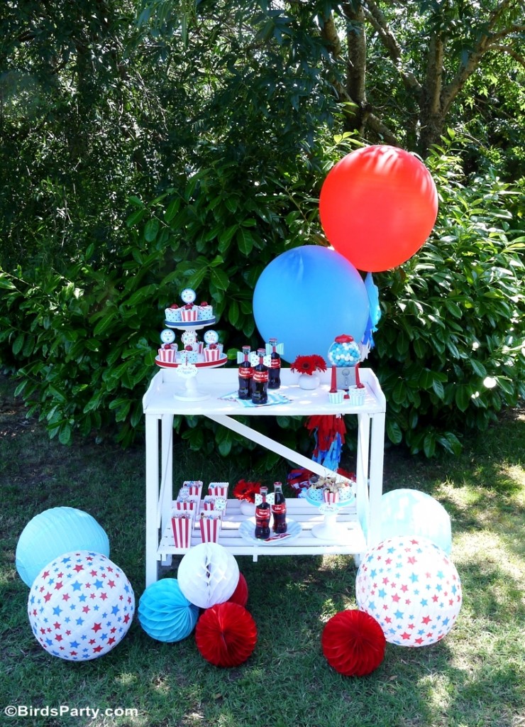 4th of July Celebrations on Everyday Party Magazine Birds Party Blog 4th of July Party Ideas