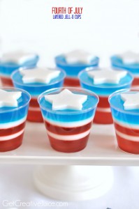 Fun 4th of July Recipes on Everyday Party Magazine Creative Juice Red, White, and Blue Jello