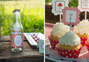Watermelon Picnic by Sweet Peach Paperie on Everyday Party Magazine