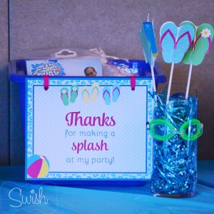 Tween Pool Party from SwishPrintables on Everyday Party Magazine