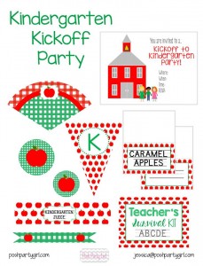 Back to School Party Printables