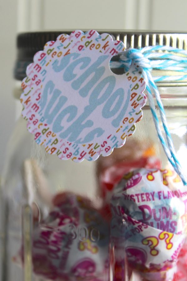 School Sucks Printable Lollipop Tags - Everyday Party Magazine