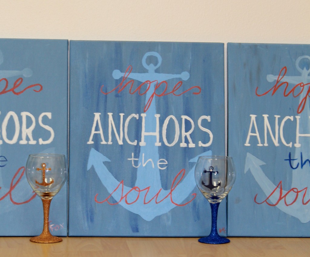 Hope Anchors the Soul Painting Party Everyday Party Magazine