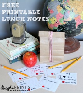Lunch Box notes by DimplePrints
