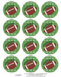 Everyday Party Magazine Free Football Party Printable