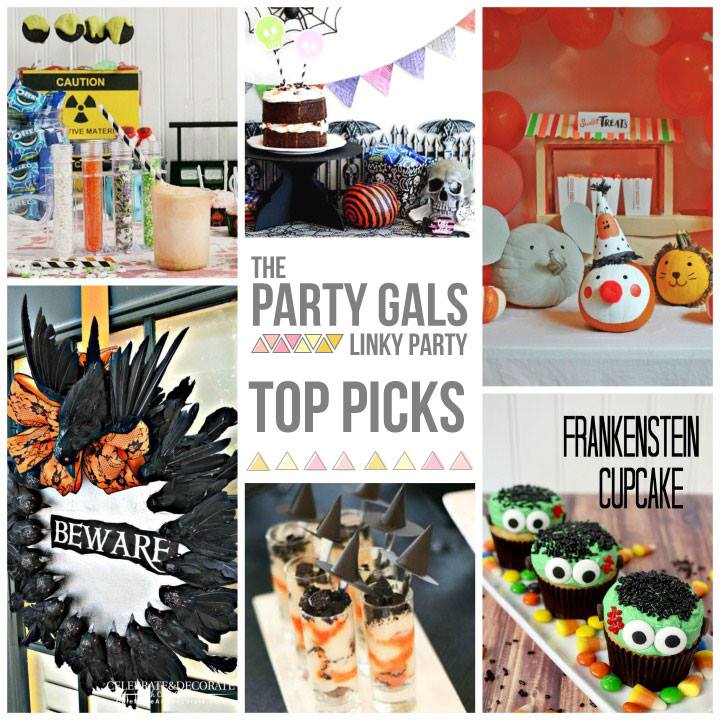 Party Gals Linky Party #8 Halloween Favorites Collage