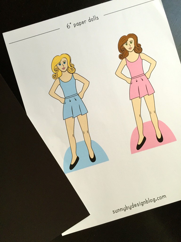 Everyday Party Magazine Simple Christmas Gift Paper Dolls