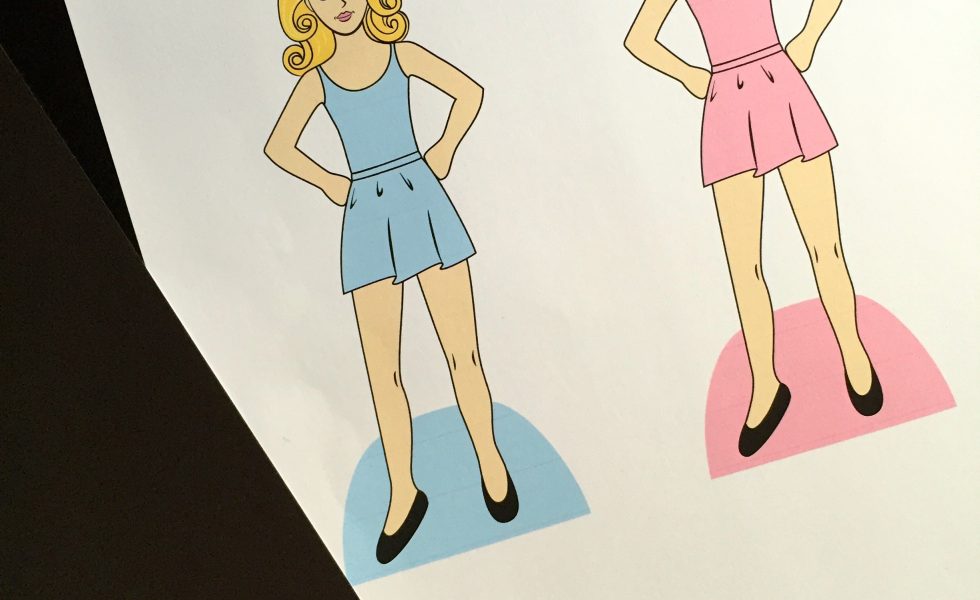 Everyday Party Magazine Simple Christmas Gift Paper Dolls