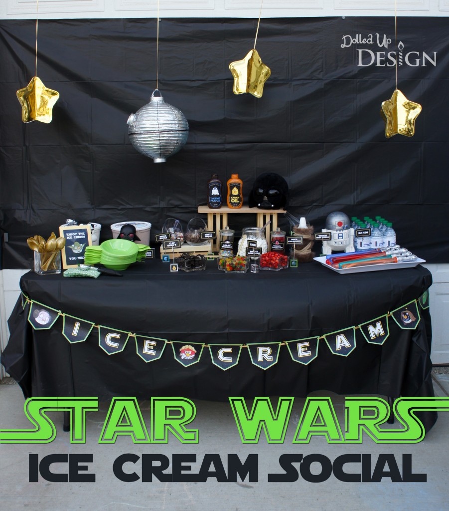 Everyday Party Magazine Star Wars Ice Cream Social by Dolled Up Design 
