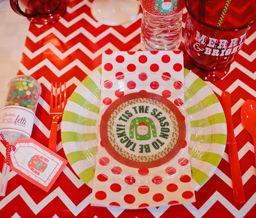 Everyday Party Magazine Ugly Sweater Party Printables party by 4Kids Cakes, photos by Stacy Jacobsen Photography