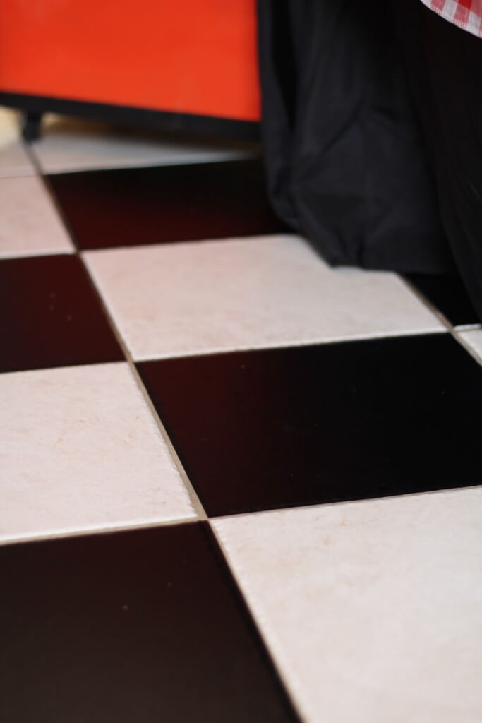 Everyday Party Magazine Simple Checkerboard Floor DIY 