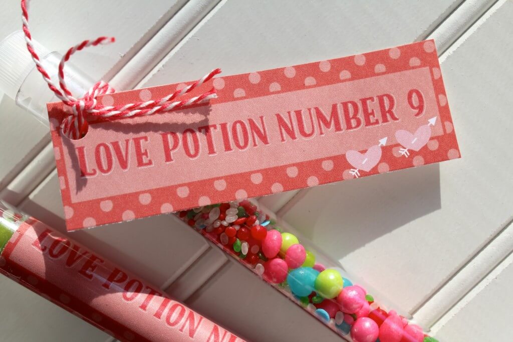 Everyday Party Magazine Love Potion No. 9 Valentine's Day Printables