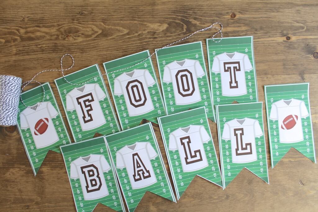 Everyday Party Magazine Free Printable Football Banner