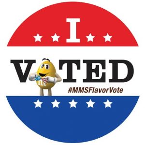 Everyday Party Magazie M&M's® Peanut Flavor Vote and Recipe