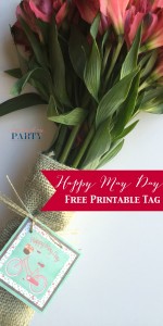 Everyday Party Magazine Happy May Day Free Printable Tag