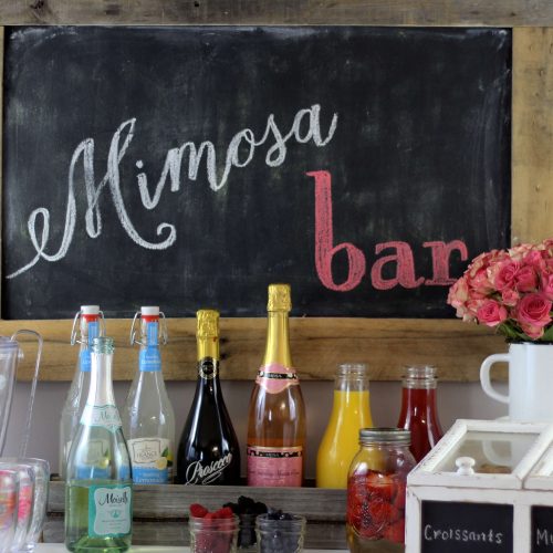 Everyday Party Magazine Mimosa Bar