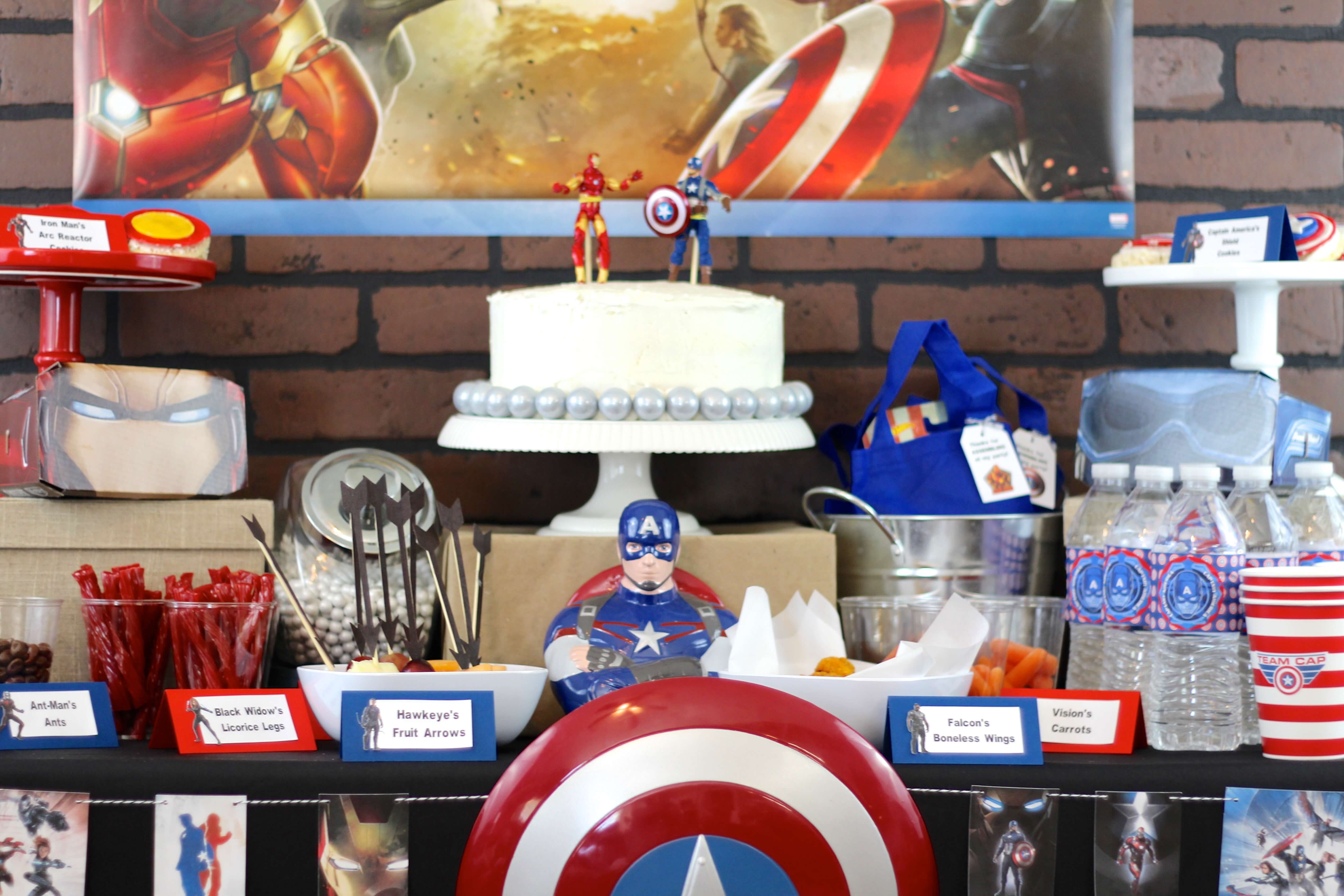 Everyday Party Magazine Captain America Civil War Party