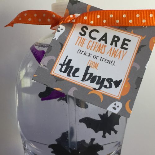 Everyday Party Magazine Scare Away the Germs Printable Tag and DIY