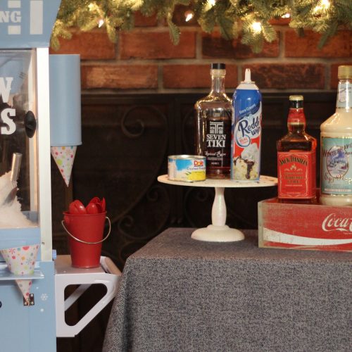 Everyday Party Magazine Holiday Cocktail Snow Cones