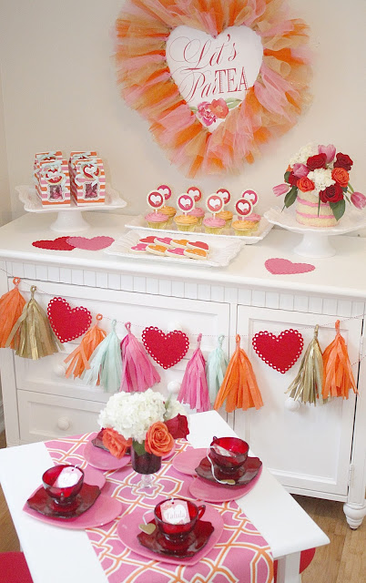 Everyday Party Magazine Valentine's Par-Tea by A Lovely Design 