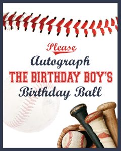 Everyday Party Magazine Let's Play Ball Printable Baseball Signs