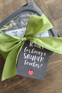 Everyday Party Magazine Thanks For Being a SOUPER Teacher Printable