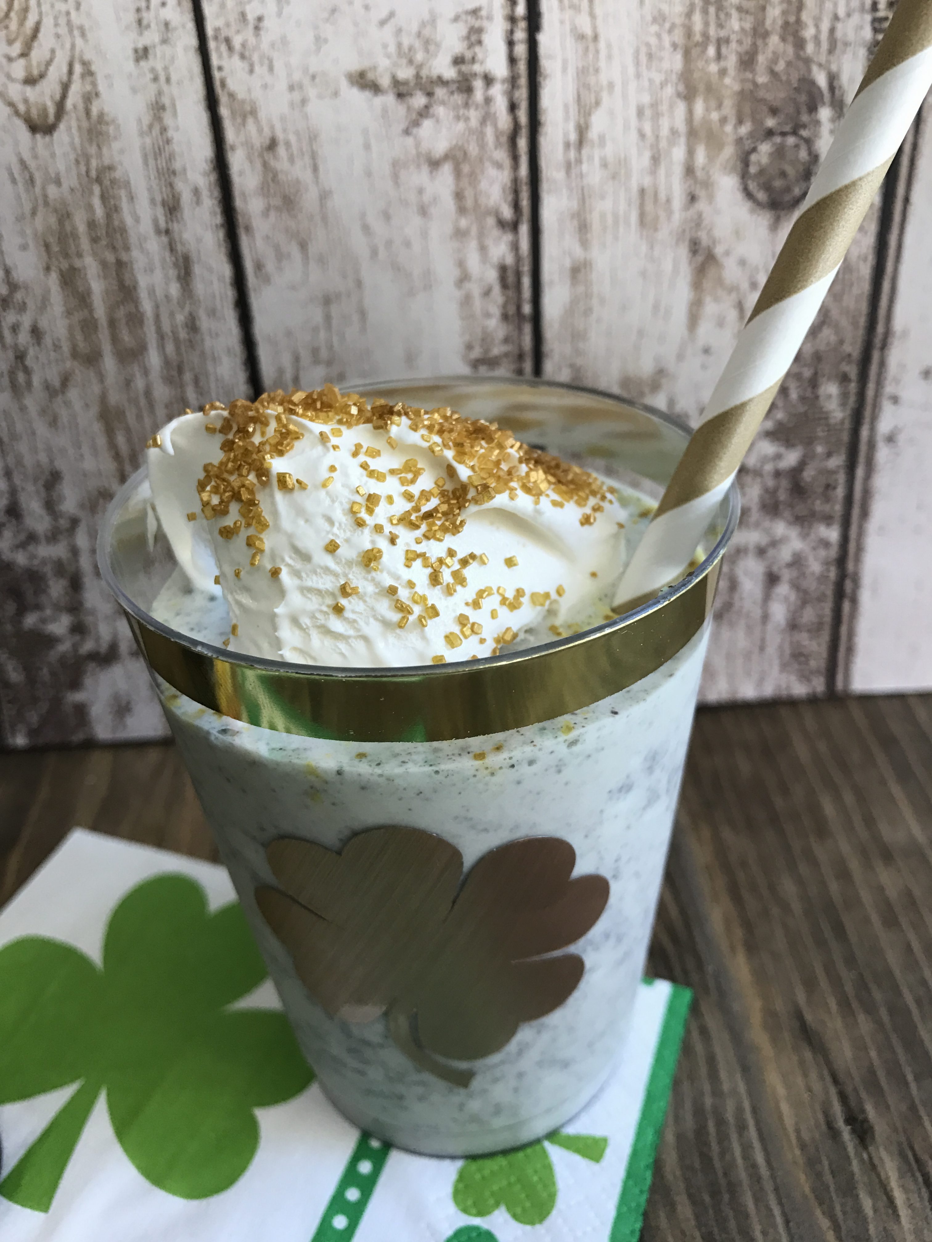 Everyday Party Magzine St. Patrick's Day Shake Cocktail 