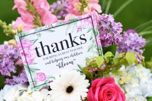 Floral Teacher Appreciation Printable Tag by Pineapple Paper Co. for Everyday Party Magazine