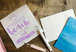 Everyday Party Magazine Watercolor Party Invitations with Cricut