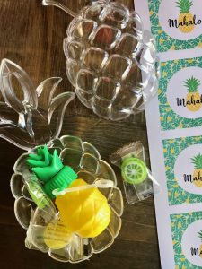 Mahalo, Party Favor, Luau, Pineapple, Free Printable, Summer Party