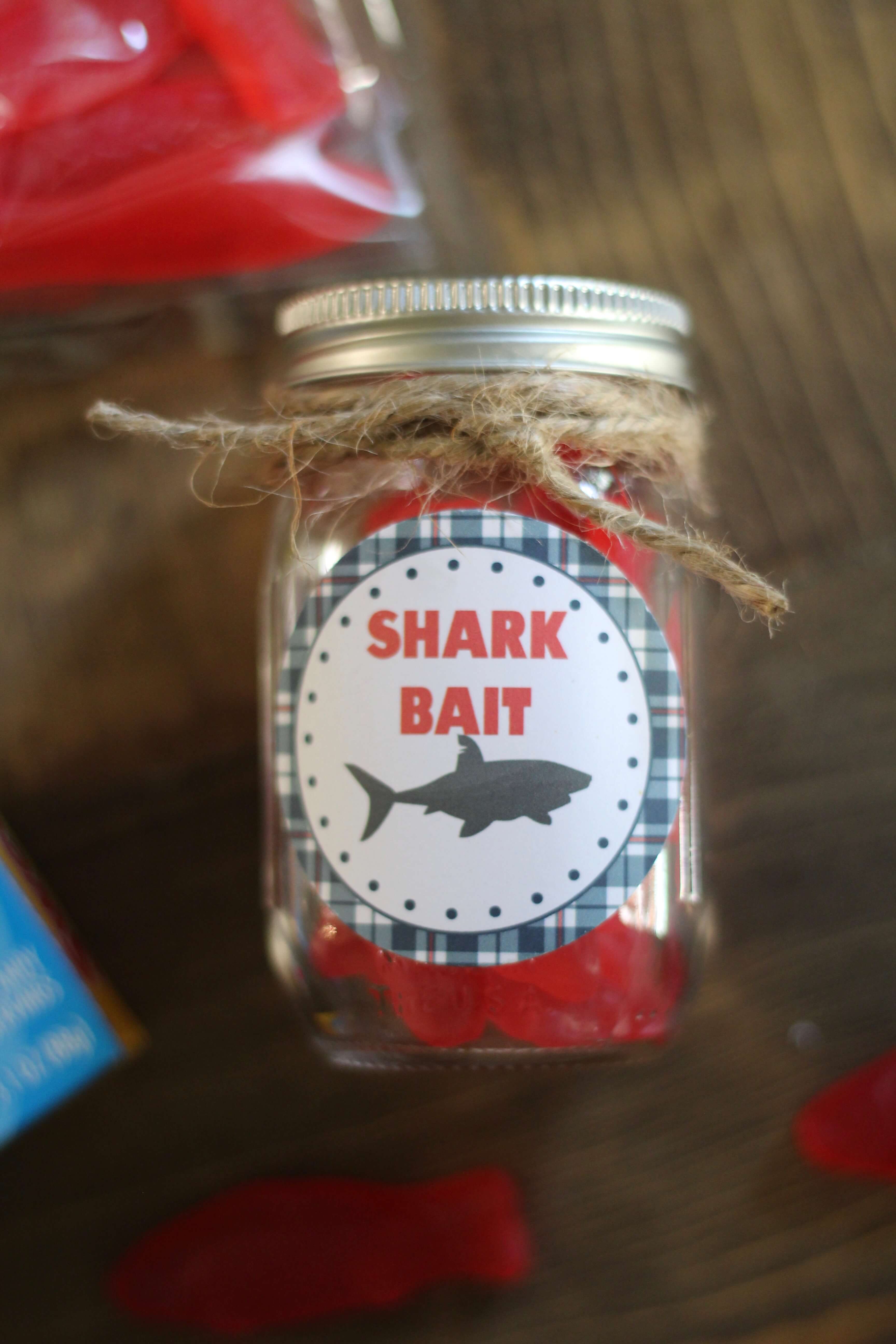 Shark Bait Free Printable Tags, Shark Week, Sharks, Free Printable, Freebies, Everyday Party Magazine
