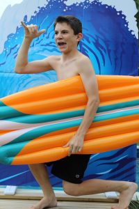 Everyday Party Magazine, Surf, Pool Party, Surf Shack, Oriental Trading Company, Surfer Boy