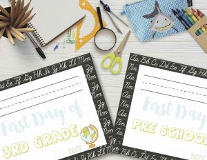 Free Printables, Free Printable, Freebies, Freebie, back to school, First Day of School Sign