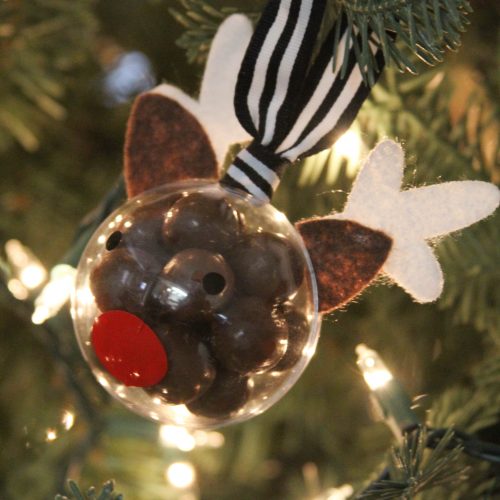 Everyday Party Magazine 5 Minute Rudolph Ornament